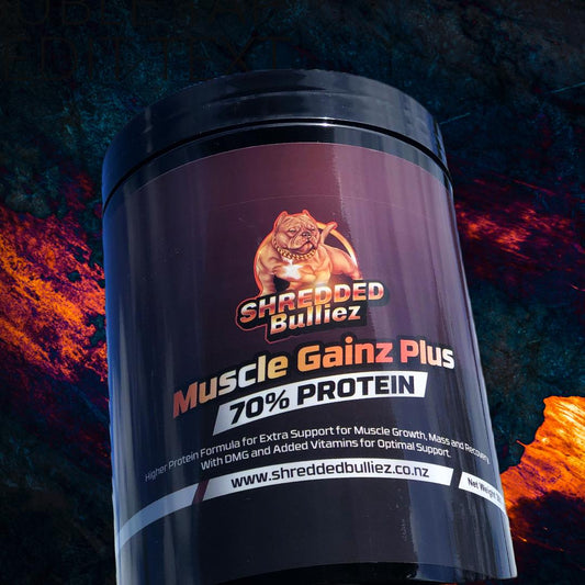 Muscle Gainz Plus I High Protein Supplement - Shredded Bulliez